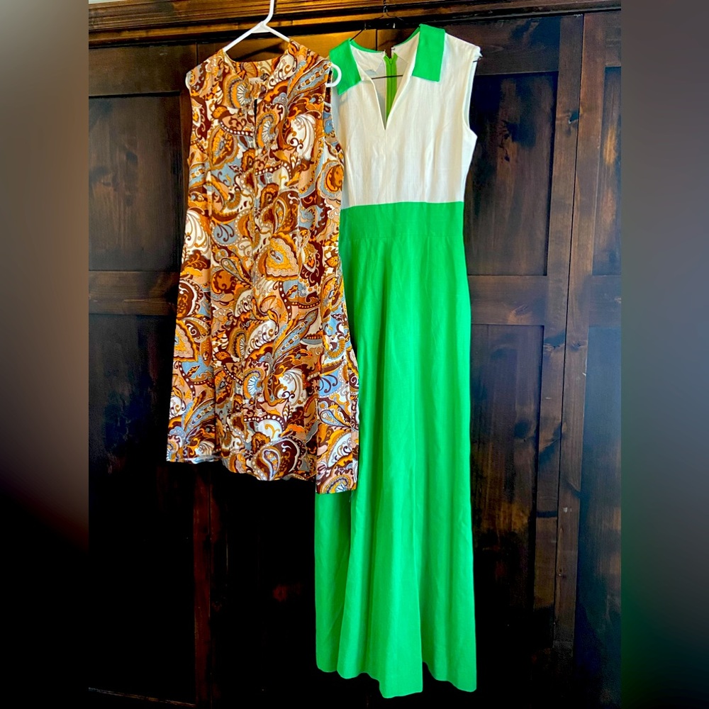 1960-70 vintage dresses in TERRIFIC shape.